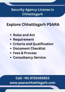 Security License Agency in Chhattisgarh